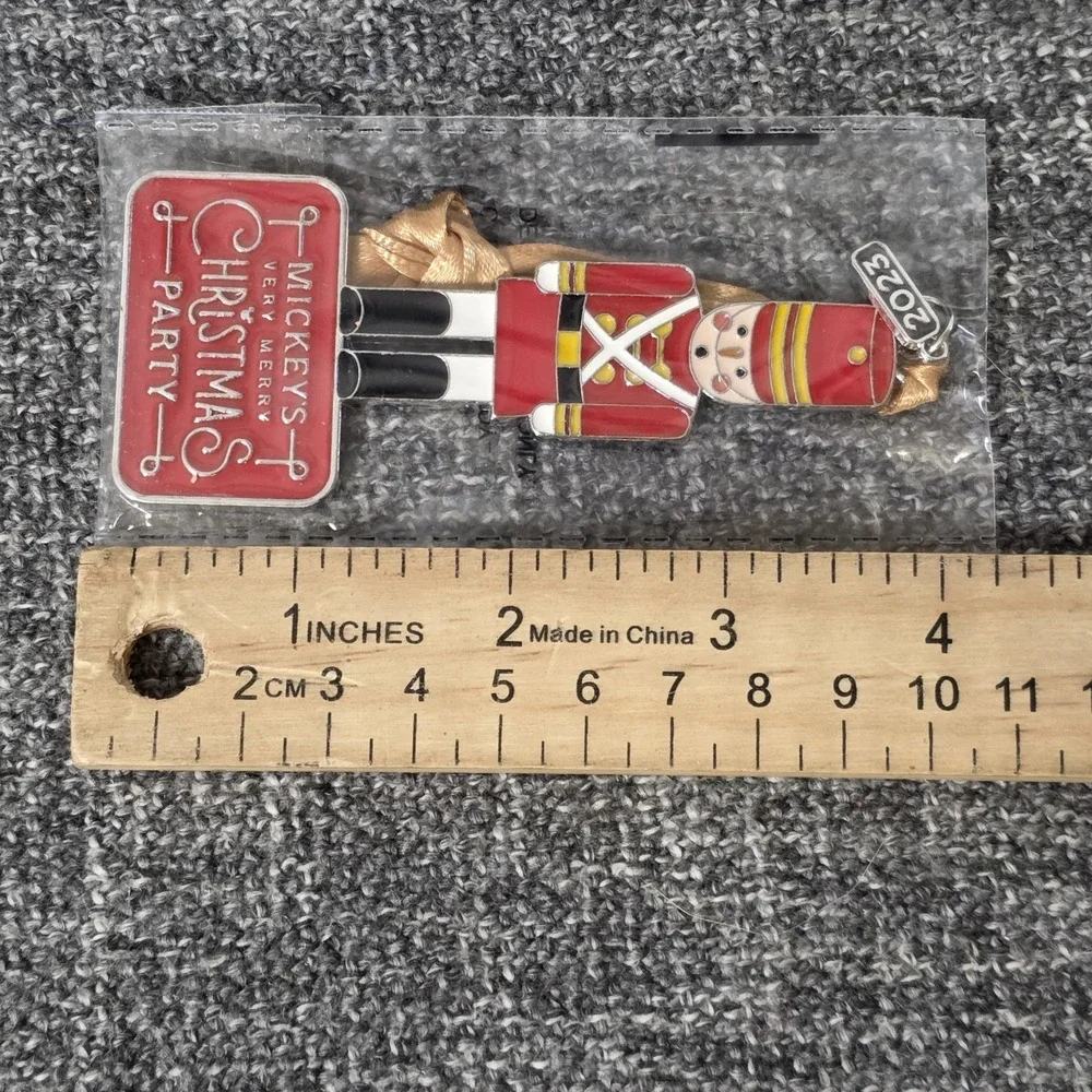 2023 Disney Mickey's Very Merry Christmas Party Toy Soldier Ornament Sealed NEW